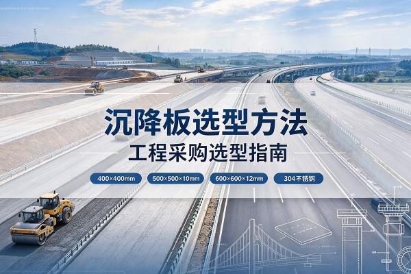 桂东沉降板选择方法