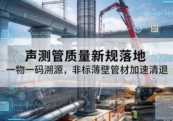 桂东声测管质量新规落地，一物一码溯源，非标薄壁管材加速清退