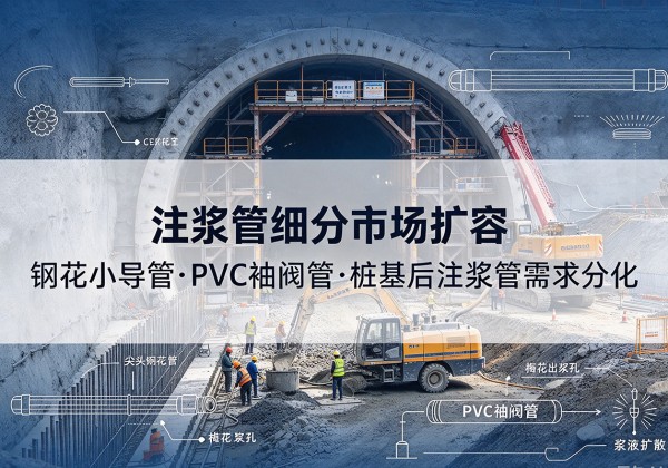 桂东注浆管细分市场扩容，隧道钢花小导管、PVC 袖阀管、桩基后注浆管需求分化