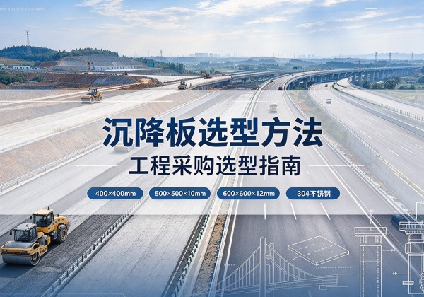 桂东沉降板选择方法